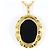 Autre Marque Collar de oro amarillo 18K con camafeo de piedra Dorado - vista 3