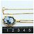 Autre Marque Collar de oro amarillo 18K con camafeo de piedra Dorado - vista 5