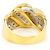 Autre Marque Ehering aus Platin und Gelbgold mit Diamant Golden - Ansicht 4