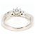 Autre Marque Platinum Diamond Band Ring - view 4