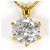Autre Marque Collana in oro giallo 18K/24K con diamante D'oro