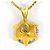 Autre Marque Collana in oro giallo 18K/24K con diamante D'oro - vista 3