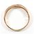 Autre Marque Ehering aus 14K Roségold mit Diamant Golden - Ansicht 2