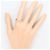 Autre Marque Ehering aus 14K Roségold mit Diamant Golden - Ansicht 5
