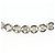 Autre Marque Bracelet charm élégant en or blanc 18K Doré - vue 2