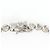 Autre Marque Bracelet charm élégant en or blanc 18K Doré - vue 3
