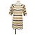 Isabel Marant Vestido Mini de Algodón a Rayas Negro Beige