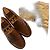 J.M. Weston brown leather loafers