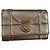 Dior Diorama Leder Geldbörse in Platin Golden