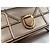 Dior Diorama Leder Geldbörse in Platin Golden - Ansicht 2