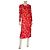 Carolina Herrera Strickkleid mit Mohnblumen-Print Pink Rot Mehrfarben
