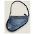 Christian Dior Saddle Bag Denim Patchwork Blau - Ansicht 2