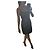 Medusa Versace Lederkleid Schwarz
