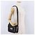16 Céline CELINE Borsa a tracolla Horse Carriage Horsebit Pelle Nero Oro Auth 206758V D'oro - vista 29