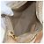 LOUIS VUITTON Monogram Laminated Jacquard Loop Bag Gold M22928 LV Auth 206919SM Dourado - vista 11