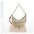 LOUIS VUITTON Monogram Laminated Jacquard Loop Bag Gold M22928 LV Auth 206919SM Dourado - vista 12