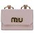 Borsa a tracolla Miu Miu Pelle Rosa Oro 5BH087 Auth 207201M D'oro - vista 13