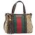 Borsa a mano GUCCI GG Canvas Bamboo Beige Gold Tone 353114 Auth LN077A - vista 13