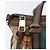 Borsa a mano GUCCI GG Canvas Bamboo Beige Gold Tone 353114 Auth LN077A - vista 22