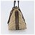 Borsa a mano GUCCI GG Canvas Bamboo Beige Gold Tone 353114 Auth LN077A - vista 3