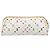 LOUIS VUITTON Monogram Multicolor Kate Clutch Bag White M55212 LV Auth LN088V Weiß - Ansicht 2