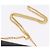 Borsa a Tracolla con Catena Christian Dior Pelle Nero Oro Auth bs37500 D'oro - vista 14