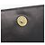 Borsa a Tracolla con Catena Christian Dior Pelle Nero Oro Auth bs37500 D'oro - vista 19