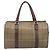 Sac Boston Burberrys Nova Check Canvas Beige Gold Auth 206077 Doré - vue 2