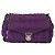 PRADA Schultertasche mit Kette Nylon Purple Silver Auth ka6524 Silber Lila - Ansicht 13