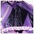 PRADA Schultertasche mit Kette Nylon Purple Silver Auth ka6524 Silber Lila - Ansicht 23
