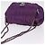 PRADA Schultertasche mit Kette Nylon Purple Silver Auth ka6524 Silber Lila - Ansicht 6
