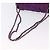 PRADA Schultertasche mit Kette Nylon Purple Silver Auth ka6524 Silber Lila - Ansicht 7