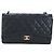 Borsa CHANEL Chain Big Matelasse30 Pelle Caviar Nero Oro CC Auth BA16027SAV D'oro - vista 13