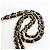 Borsa CHANEL Chain Big Matelasse30 Pelle Caviar Nero Oro CC Auth BA16027SAV D'oro - vista 15