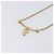 Collana Christian Dior CD Stone metallo Gold Auth 205476 D'oro - vista 10