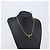 Collana Christian Dior CD Stone metallo Gold Auth 205476 D'oro - vista 15