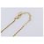 Collana Christian Dior CD Stone metallo Gold Auth 205476 D'oro - vista 7