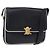 Céline Bolso de Hombro CELINE Cuero Navy Gold Auth 206422A Dorado Azul marino