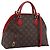 Bolsa LOUIS VUITTON Monogram Alma Bag Into Bag Red M41779 LV Auth ep16347V Vermelho Monograma