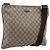 Borsa a Tracolla GUCCI GG Supreme PVC Beige Tono Oro 201446 Auth ka6509
