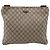 Borsa a Tracolla GUCCI GG Supreme PVC Beige Tono Oro 201446 Auth ka6509 - vista 13
