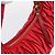 Sac à main Miu Miu Matelassé Satin 2way Rouge Or Auth 207610M Doré - vue 6