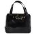 Céline Bolso de mano CELINE Cuero charol Negro Oro Auth bs37452 Dorado - vista 13