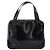 Céline Bolso de mano CELINE Cuero charol Negro Oro Auth bs37452 Dorado - vista 2