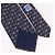 Hermès HERMES Necktie Silk Navy Auth 206433M Navy blue - view 10