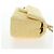 Bolso de hombro CHANEL Mini Matelasse con cadena en Tweed Yellow Gold CC Auth BA16205SM Amarillo - vista 4