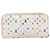 LOUIS VUITTON Cartera Larga Monogram Multicolor Set de 2 Blanca LV Auth BA16225 Blanco - vista 3