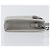 CHANEL Matelasse Mini Pouch Lamb Skin Gray Silver CC Auth 207566A Braun Silber - Ansicht 3
