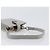 CHANEL Matelasse Mini Pouch Lamb Skin Gray Silver CC Auth 207566A Braun Silber - Ansicht 7