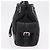 Saco Tote PRADA Nylon Preto Prata Auth 207682 - vista 3